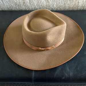 🆕 Free People Lack of Color Rancher Felt Hat / Brown/ Medium NWT